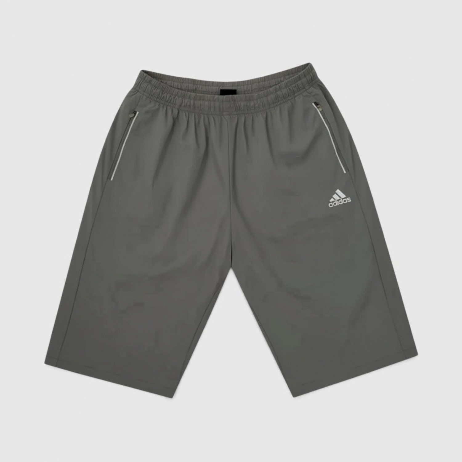 Adidas Γκρι Ανδρική Αθλητική Βερμούδα με Τσέπες Φερμουάρ / Pre-Owned